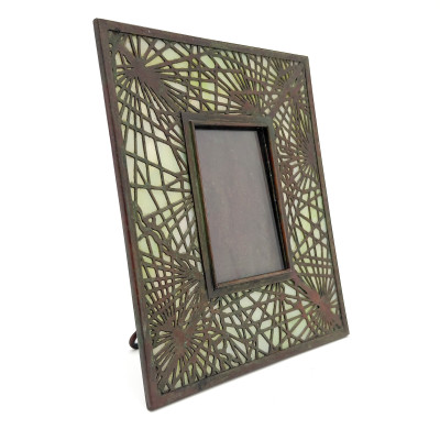 Tiffany Studios - Pine Needle Bronze Picture Frame