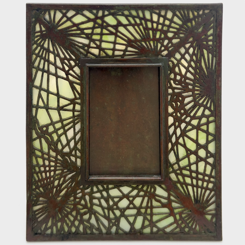 Tiffany Studios - Pine Needle Bronze Picture Frame