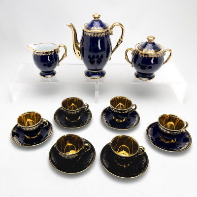 Limoges Demitasse Coffee Service, Set of 15
