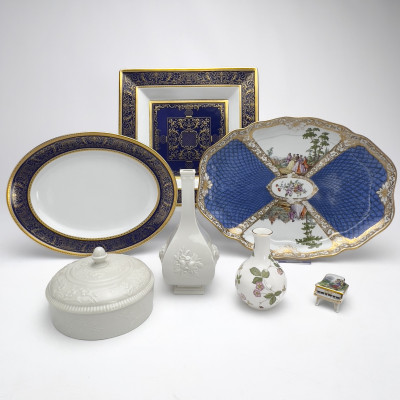 Image for Lot Rosenthal, Limoges, & Others - Porcelain Pieces, Group of 7