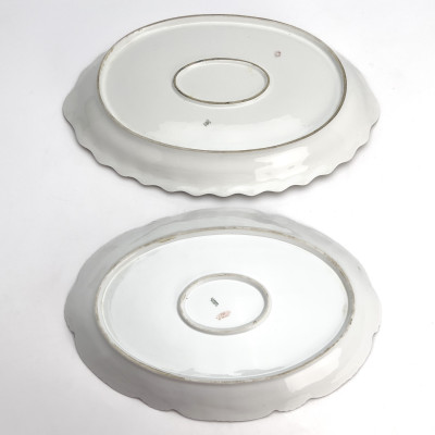 Limoges Bird Plates and Platters, Group of 14