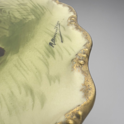 Limoges Bird Plates and Platters, Group of 14