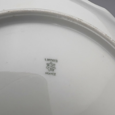 Limoges Bird Plates and Platters, Group of 14