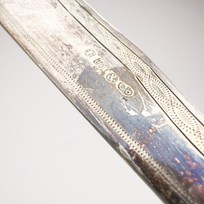 Victorian Silverplate Bone Handle Fish Set