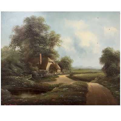 Image for Lot Unknown Artist - Untitled (Cottage)