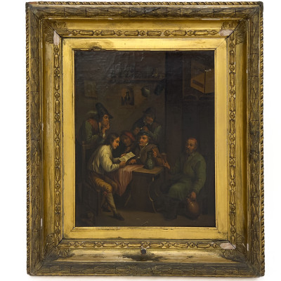 Manner of David Teniers II  - Untitled (Tavern Scene)