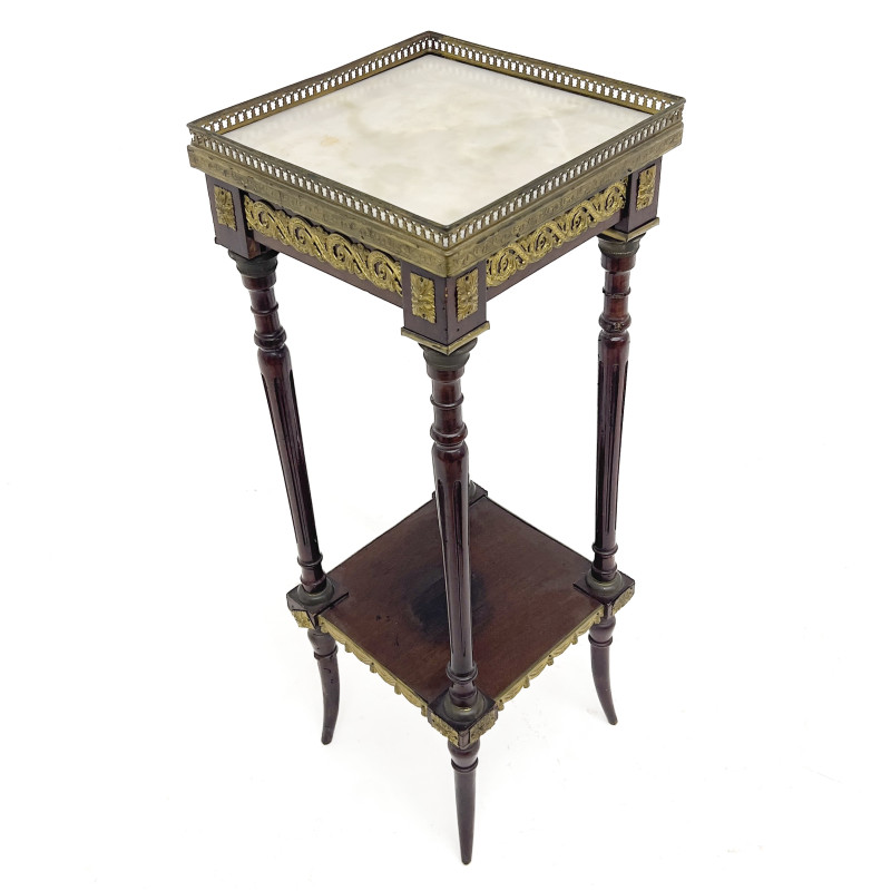 French Louis XVI Revival Style Pedestal Table