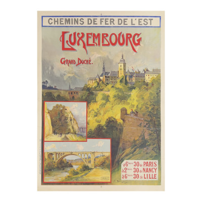 Image for Lot Eugène Bourgeois - Chemin de Fer de L'est Luxembourg