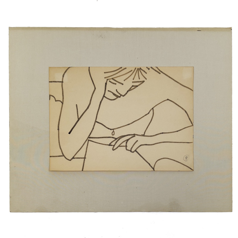 William King - Untitled (Reading)