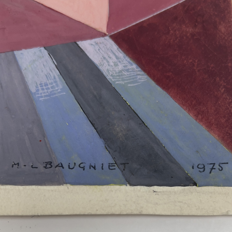 Marcel-Louis Baugniet - Composition with Letters