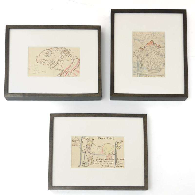 Leo Gestel - Three Works on Paper