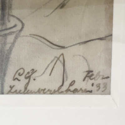 Leo Gestel - Caricature of the Artist in the Hospital