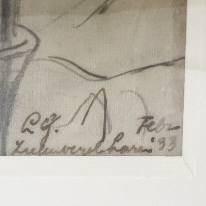 Leo Gestel - Caricature of the Artist in the Hospital