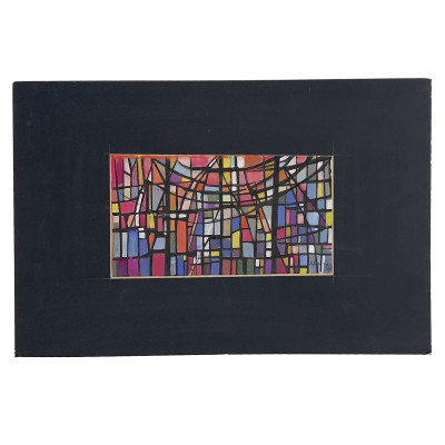 Jack Lubin - Untitled (Stained Glass Study)