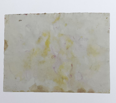 William Ronald - Untitled (Fuchsia, Green, and Yellow Composition)