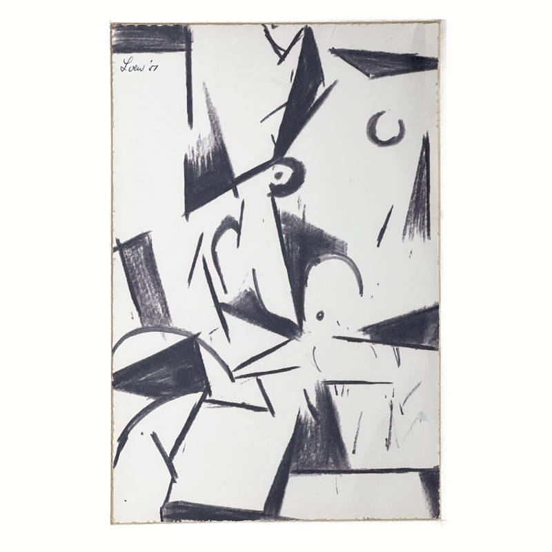Michael Loew - Untitled (Early Abstract Composition)