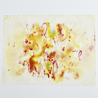 William Ronald - Untitled (Red, Green, and Yellow Composition)