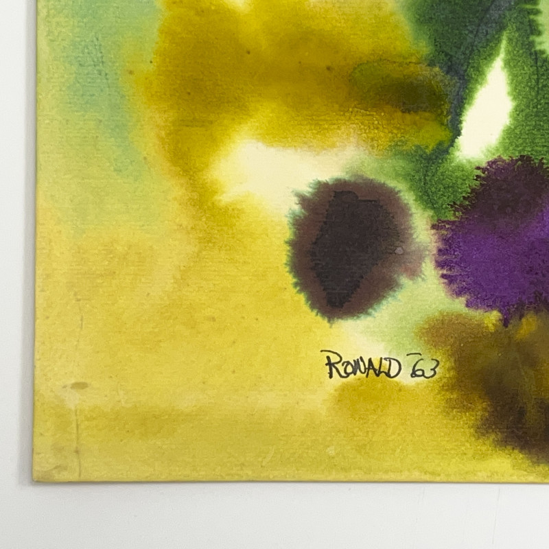 William Ronald - Untitled (Blue, Green, and Red Composition)