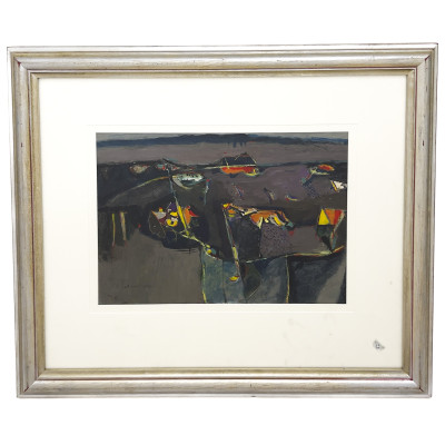 Image for Lot Unknown Artist - Untitled (Colorful Abstract Composition)