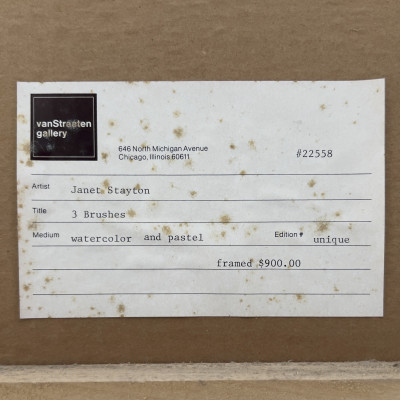 Janet Stayton - 3 Brushes