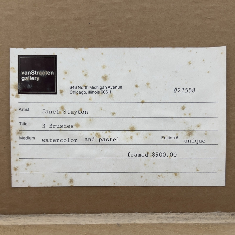 Janet Stayton - 3 Brushes