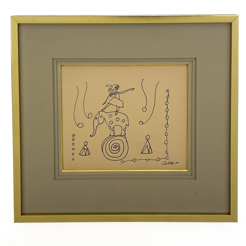 Alexander Calder (Attributed) - Acrobat Riding an Elephant