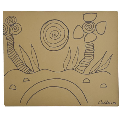 Image for Lot Alexander Calder (Attributed) - Plants and Sun
