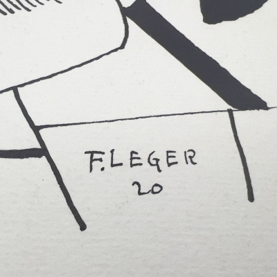 Fernand Leger (Attributed) - L'Homme a la Pipe