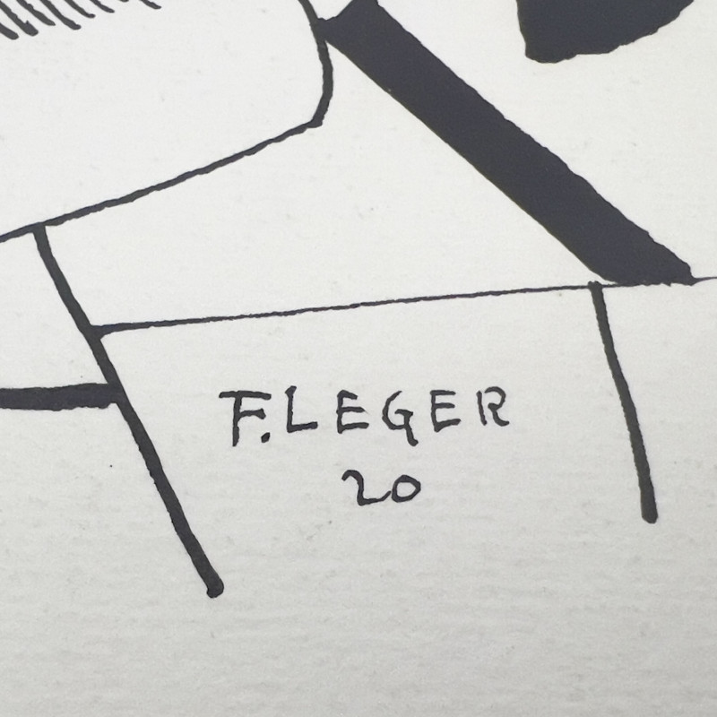 Fernand Leger (Attributed) - L'Homme a la Pipe