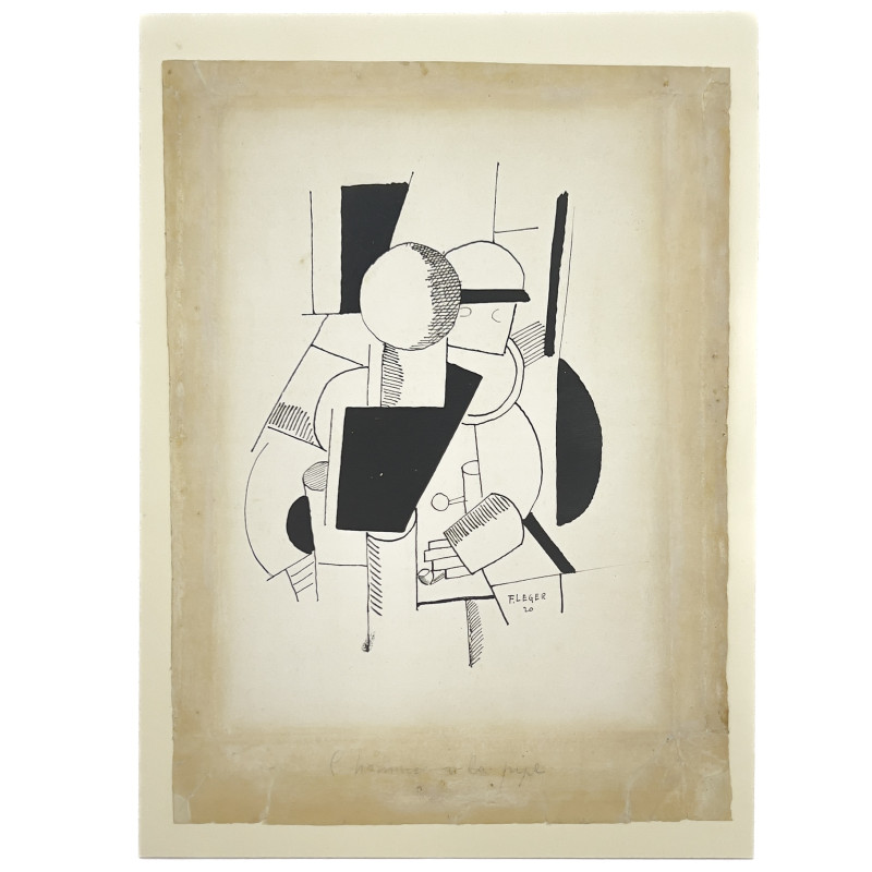 Fernand Leger (Attributed) - L'Homme a la Pipe