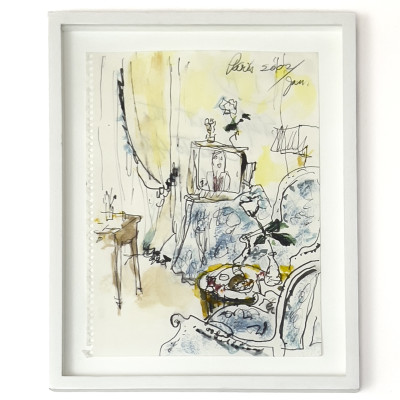 Image for Lot Joe Eula - Hotel Bristol Room Atelier, Paris