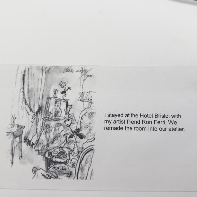 Joe Eula - Hotel Bristol Room Atelier, Paris