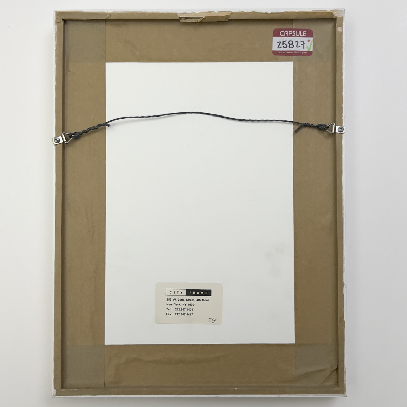 Joe Eula - Gloria Guinness Arriving to a Show, Smoking