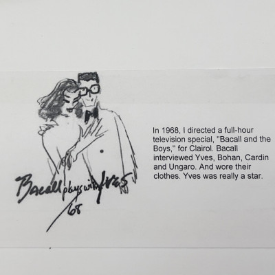 Joe Eula - Bacall and Yves, from Bacall and the Boys