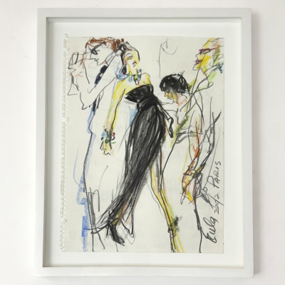 Image for Lot Joe Eula - Night Before Yves Saint Laurent's Final Couture Show