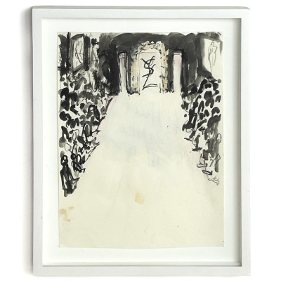 Image for Lot Joe Eula - Runway of Final Yves Saint Laurent Couture Show