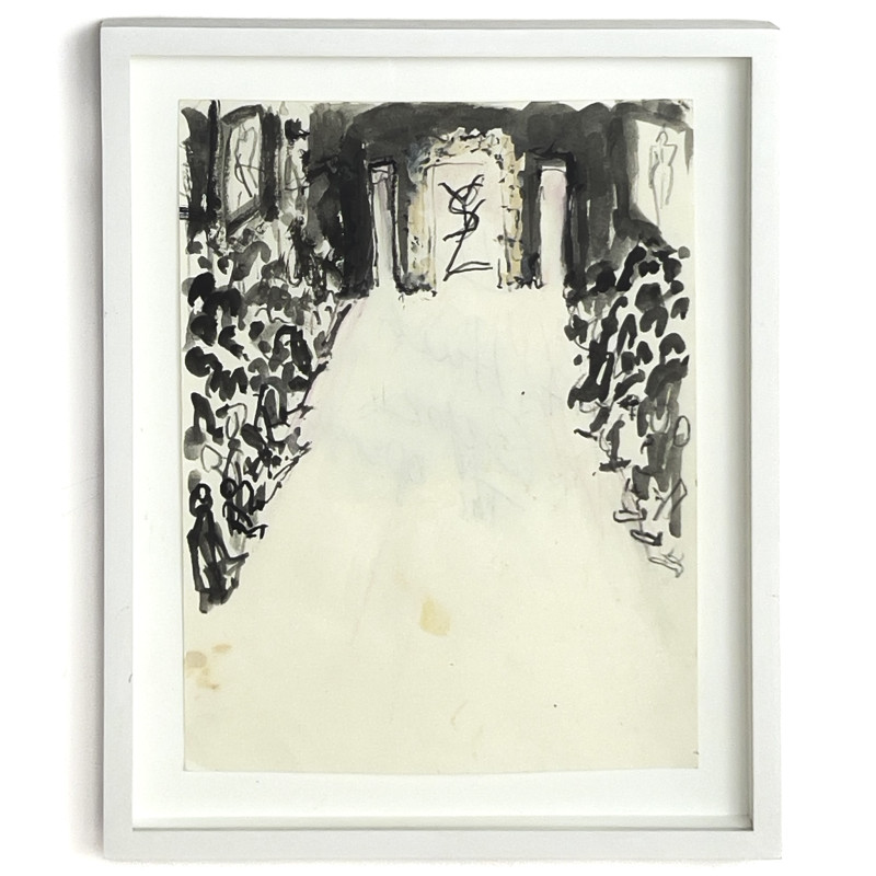 Joe Eula - Runway of Final Yves Saint Laurent Couture Show