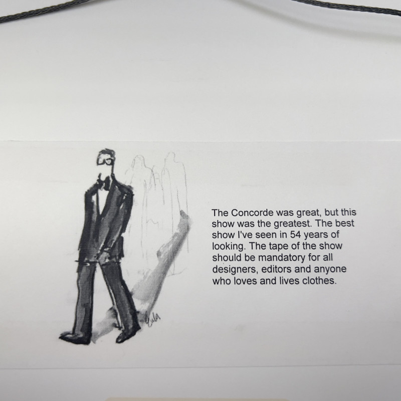 Joe Eula - Yves Saint Laurent Closing His Final Couture Show