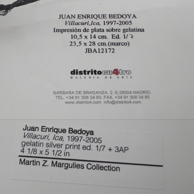 Juan Enrique Bedoya - Villacuri, Ica