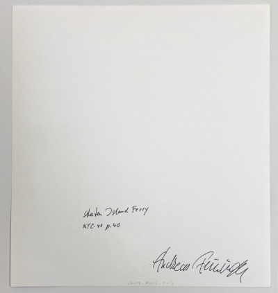 Andreas Feininger - Staten Island Ferry