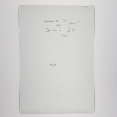 Aaron Siskind - Chicago 101