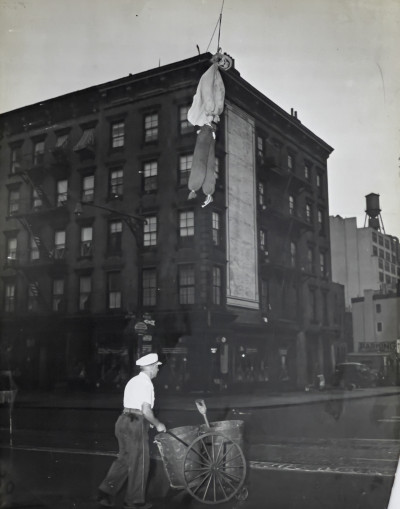 Image for Lot Weegee (Arthur Fellig) - Hitler Hung in Effigy, New York
