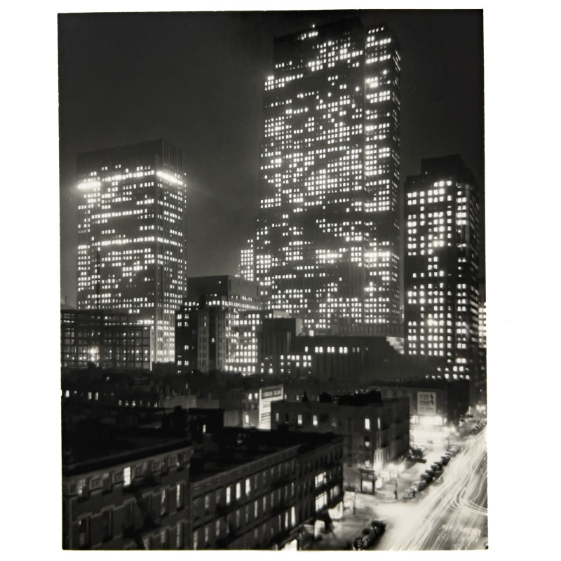 Andreas Feininger - Manhattan by Night