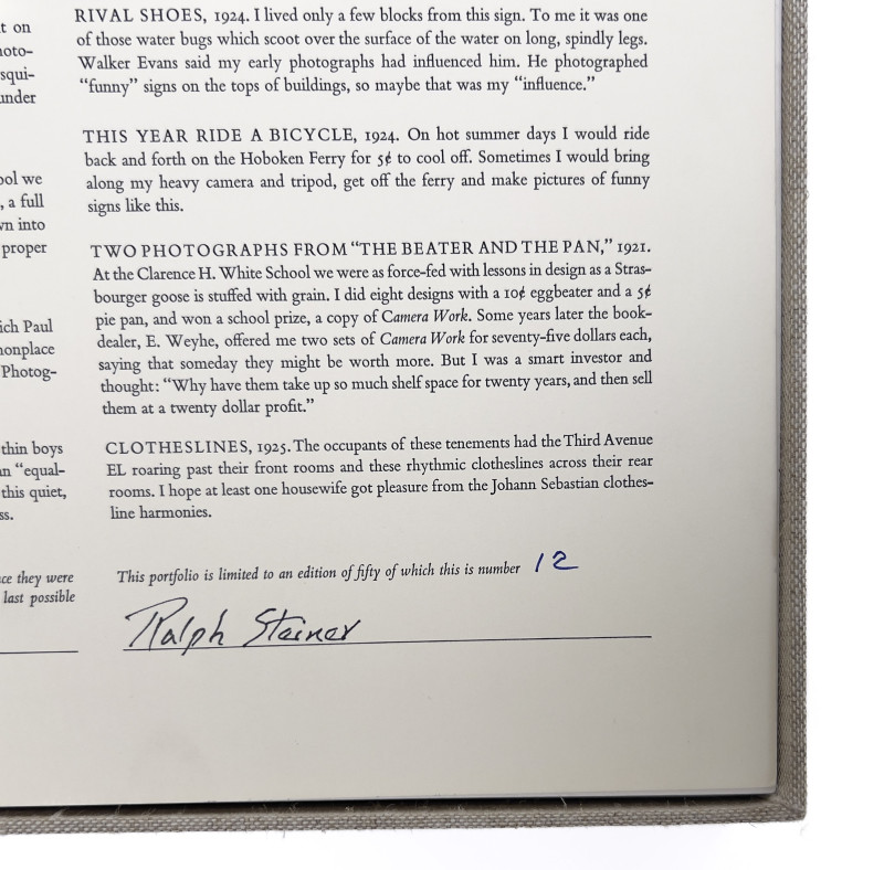 Ralph Steiner - Portfolio III