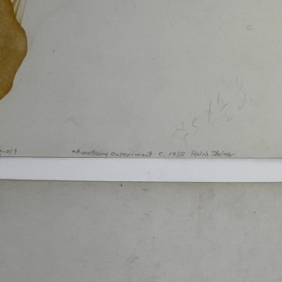 Ralph Steiner - Liz Hawes Advertising Experiments, Two Photographs