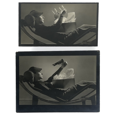 Image for Lot Ralph Steiner - Liz Hawes Advertising Experiments, Two Photographs