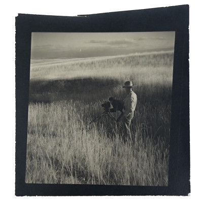 Image for Lot Ralph Steiner - Portrait of Paul Strand, from the filming of "Plow that Broke the Plain"