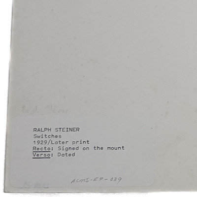 Ralph Steiner - Switches