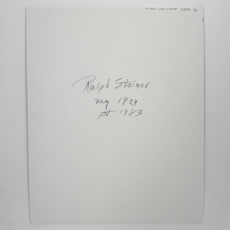 Ralph Steiner - Mechanicsville, Side Entrance