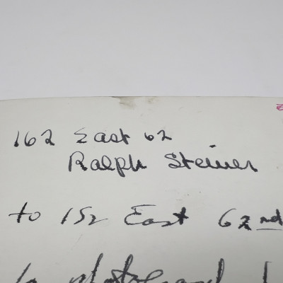 Ralph Steiner - Christmas Card